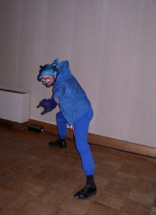 Je vais te schtroumpher les genoux vilain Gargamel !